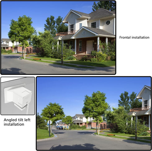 Angled Window Mount for Wyze Cam V4, Tilts 20 Degrees in All Directions, Through Window Use Cam v4, Easy Indoor Monitoring of Outdoor Areas (Black...