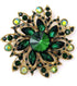 LAXPICOL Vintage Women's Austrian Crystal Elegant Flower Brooch Wedding Broach Pin...