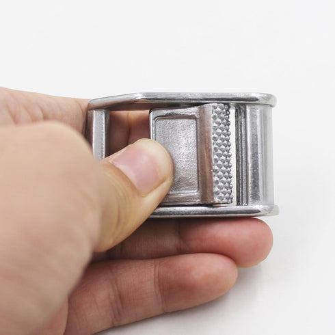 YYST Stainless Steel 316 Cam Flap Buckles Press Cam Buckles Tie Down Buckle for 1" 25mm Webbing Strap (2/ PK) - No Webbing...