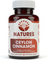 Natures Wellness Organic Ceylon Cinnamon - 1200 mg | Powerful Antioxidant | Maintains Joint Health and Mobility | Non-GMO | 60 Veg Capsules...