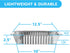 MontoPack Aluminum Foil Pans Half Size Roasting Chafing Pan | Bulk 10 Pack of 9x13 Tins for Cooking, Baking & Catering | Heavy Duty Disposable Coo...