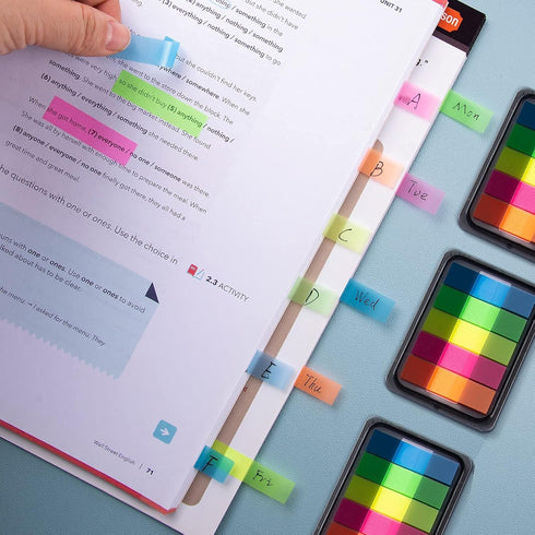 300 Pcs, Transparent Sticky Notes, Page Markers, Book Tabs, Sticky Tabs, Page Tabs, Label Stickers, Pop Up Index Tabs, Tabs Flags Stickers...