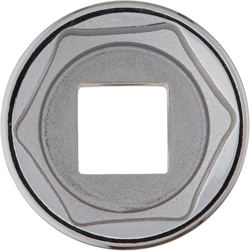SK Hand Tool 41132 1/2 in. Drive 6 Point Fractional Standard Chrome Socket €œ 1 in, Cold Forged Steel Socket with SuperKrome Finish, Made\u00...