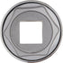 SK Hand Tool 41132 1/2 in. Drive 6 Point Fractional Standard Chrome Socket €œ 1 in, Cold Forged Steel Socket with SuperKrome Finish, Made\u00...
