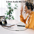 3.5mm Headphone Extension Cable 25FT, 4 Pole TRRS 1/8 inch Male to Female Stereo Audio Cord, Nylon Braided, Microphone Compatible, for Headphone, ...