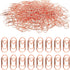 200pcs Love Heart Shaped Paper Clips, 0.78inch Cute Mini Paperclips Stainless Steel Metal Small Paper Clip for Office School Home Desk Organizers ...