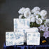Bolsome 12Pcs French Style Wrapping Paper Blue White Vintage Village Printed Gift Wrap Paper Rustic French Toile Gift Wrap Paper for Wedding Brida...