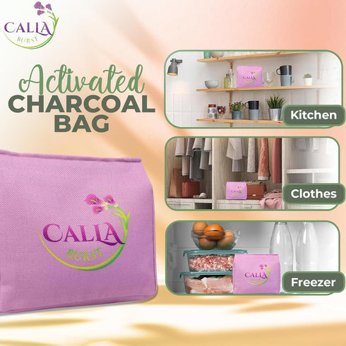 Activated Charcoal Odor Absorber Bags - Natural Air Purifying Bags for Home & Car, Closet Freshness, Smoke & Pet Odor Neutralizer, Moisture & Must...