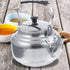Baluue Metal Teapot Metal Water Jug Metal Coffee Pot Stovetop Kettles Whistling Tea Kettle Stoveto Water Kettle Aluminum Alloy Coffee Kettle Wear-...
