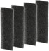 COOSPIDER JUP-02 Aquarium Filter Replacment Filters Sponge 4 Pack SUN JUP02...