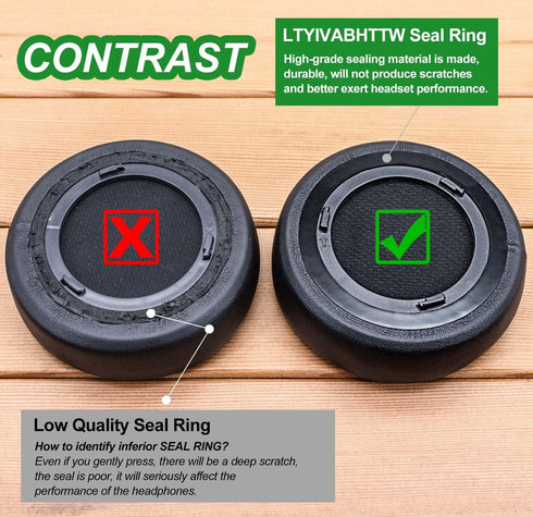 Virtuoso XT Earpads - Compatible with Virtuoso RGB Wireless SE Gaming Headset, with Microphone Foam I Thicker Memory Foam Replacement Ear Cushion ...