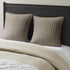 INK+IVY Pillow Sham Only Bed Skirt&SHAM, 26"x26", Quilted Taupe...
