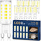 winshine 10 Pack G9 LED Bulb Bi Pin Base, 6000K Daylight 4W (40W Halogen Equivalent) T4 G9 Base Llight Bulbs for Chandeliers, 360° Beam Angle, 400...