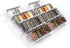 Clear Acrylic Spice Drawer Organizer, 4 Tier- 2 Set Expandable From 13" to 26" Seasoning Jars Drawers Insert, Kitchen Spice Rack Tray for Drawer/C...