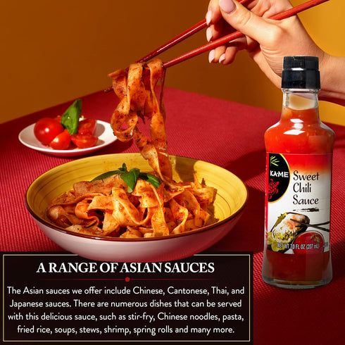 KA-ME Sweet Chili Sauce 7.0 oz, Asian Ingredients and Flavors, No Preservatives/MSG, For Marinade, Dipping & Cooking BBQ, Meats, Seafood & Vegetab...