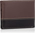 Timberland mens Leather Passcase Trifold Wallet Hybrid, Brown/Black, One Size...