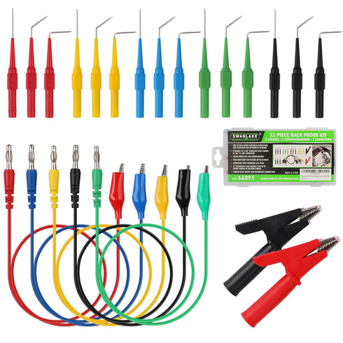SWANLAKE 22PCS Back Probe Kit, Back Probe Pin Kit...