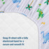 Wildkin 100% Cotton Fitted Crib Sheet – Soft & Breathable Fitted Sheet - Jurassic Dinosaurs...
