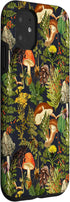 iPhone 11 Mushroom woodland scene elderberries fungi nature shrooms Case...