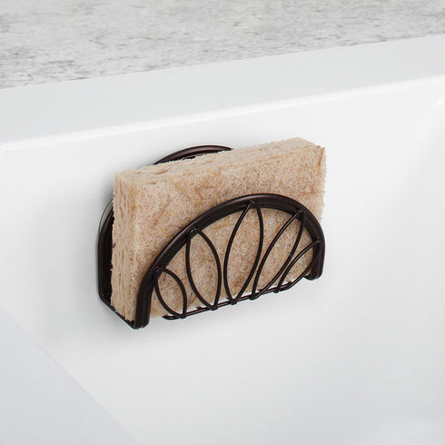 Spectrum Diversified Leaf Suction Sponge Holder, Bronze...