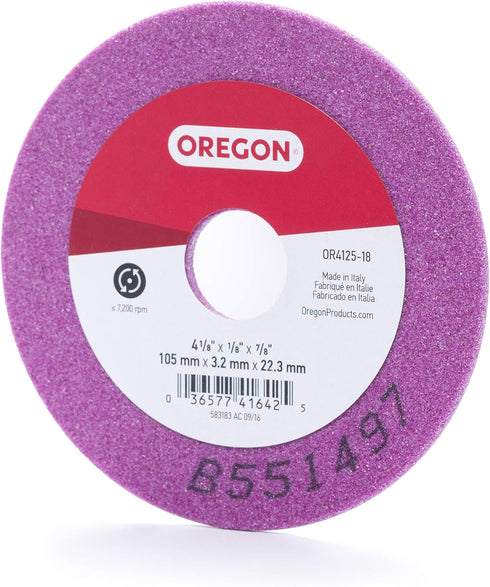Oregon OR4125-18A Grinding Wheel, 4 1/8" x 1/8"...