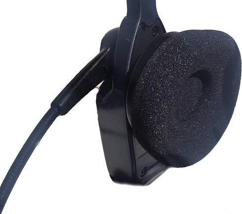 Jabra Spare Foam Headset Ear Cushions, 10 pk, BlueParrott B250-XT, B250-XT+, B250-XTS, Plantronics, Jabra, VXI - CS540, SAVI W440, W740, SupraPlus...