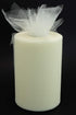 Tulle Fabric Roll | 6” by 100 Yards | Polyester Spool for Crafts Decorations Tutu Weddings Costumes Skirts Parties and More – by Craft Forge (Ivor...