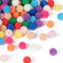 Beadthoven 195Pcs 12mm Mermaid Beads Plastic Red Bayberry Beads Mixed Color Round Chunky Bubblegum Beads Bulk Loose Spacer Beads Bubble Beads for ...
