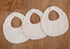 GZMM Baby Bib For Girls,Reversible Waterproof Handmade Natural Cotton Baby Drool Bib 0-12 months 2 Pack (off-white color A, 0-12 months)...