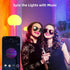 Smart Light Bulbs, RGB+WW Color Changing Light Bulbs, A19 LED Light Bulb, Music Sync, 16 Million Colors, Compatible with Alexa, Google Assistant, ...