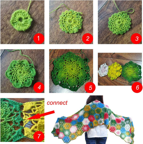 golo MQ Colorful Ball Wool Yarn for Hand Weaving...