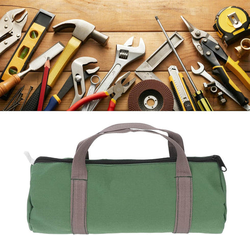 Tool Bag Wide Mouth Large Capacity Carrying Bag Waterproof Handbag Portable Multi Tool Bag for Wrench Screwdriver Pliers Nails for Construction Ca...