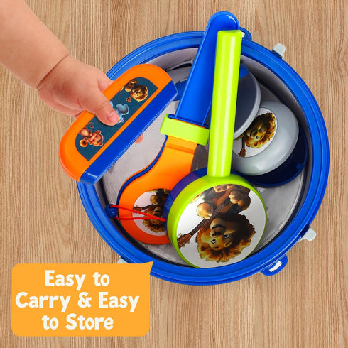 TOY Life Baby Musical Instruments, Musical Toys for Toddlers 1-3, Baby Drum Set Kids Musical Instruments, Preschool Educational Toy Instruments Bi...