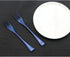 Flatware Set 18/10 Stainless Steel Mirror Polished Blue Cutlery - Silverware Utensil Set of Serrated Steak Knife Dinner Fork Knife Spoon Salad For...