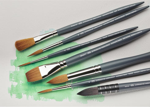 Winsor & Newton Professional Watercolour Synthetic Brush, Rigger #2...