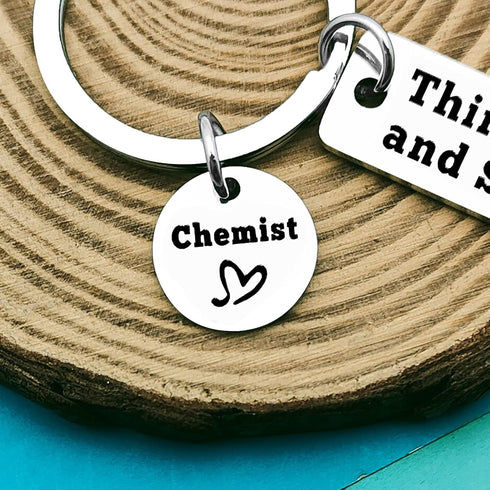 Chemist Gift Chemist Keychain Chemistry Science Chemist Teacher Jewelry Graduation Gift Science Chemistry Lovers Gifts Inspirational Gift for Scie...