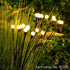 DenicMic Solar Garden Lights Outdoor 10 LED Solar Firefly Lights with Highly Flexible Copper Wire, Solar Lights Outdoor Waterproof for Pathway Yar...