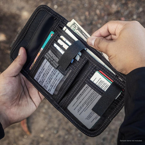 Maxpedition Spartan Wallet Black, 5.5" x 3.5" x 0.5"...