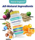 All-in-One Organic Immune Support Supplement 60 Vegan Capsules - Elderberry 500mg, Ashwagandha 500mg, 400mg Vitamin C and Zinc - Vitamin D3 - Immu...