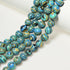 Synthesis Colour Malachite Beads Beautiful Fashion Round Stone Beads for DIY Jewelry Making 15" (10mm, Blue- Gold - Black)...