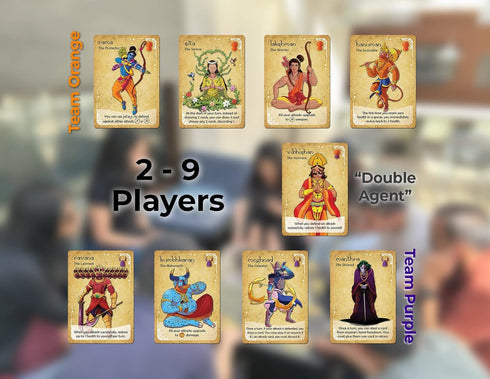 Battleground Lanka | Strategy Card Game | Fun for Kids, Teens and Adults | Fantasy Themed | 2-9 Players | 96 Cards | Play time 15 min...