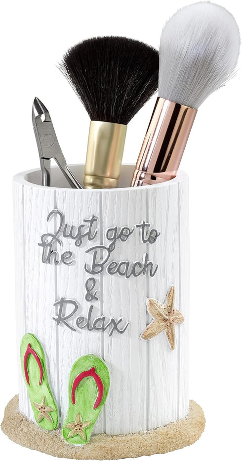 Avanti Linens - Tumbler, Countertop Cup for Bathroom or Kitchen, Beach Inspired Bathroom Decor (Beach Mode Collection)...