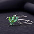 Cyberpunk Cactus pendant Necklace Steampunk Hip hop Pendant Mechanical Pendant Accessories Cool Pendant Necklace for Men and Women, Green...