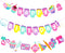 Baking Birthday Party Banners 3Pcs Baking Theme Decoration Bakers Birthday Party Banners Baking Party Hanging Cutout Banner for Baking Cook Baby S...
