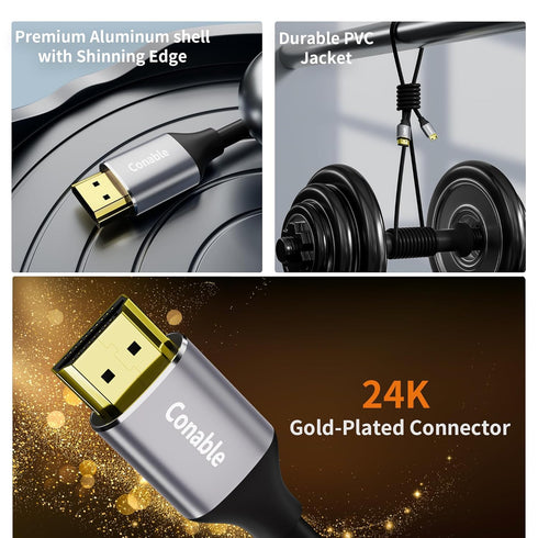 HDMI to Mini HDMI Cable 4 FT, High Speed HDMI to Mini HDMI Cable, Bi-Directional 2.0 Cord, 4K@60Hz, Compatible with Camera, Camcorder, Tablet and ...