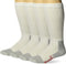 Wrangler Men's Riggs Workwear Over The Calf Work Boot Socks 4 Pair Pack, White/Grey, Large...