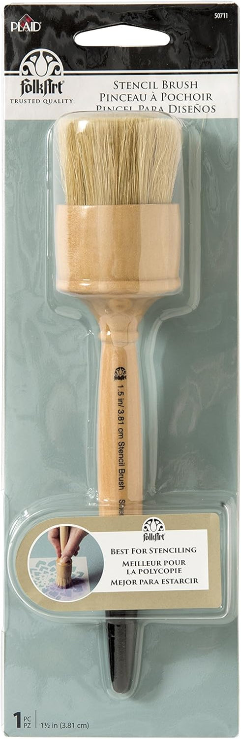FolkArt 1.5 Inch Stencil Brush...