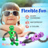 Telescopic Suction Cup Robot Toys 6-PACK Shape Changing Educational Fidget Toys with Remote Control Sensory Toys ADHD Autistic Stimulating Creativ...