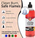 Ner Mitzvah Paraffin Lamp Oil, Red Smokeless, Odorless, Clean Burning Fuel for Indoor and Outdoor, Use with E - Z Fill Cap and Pouring Spout, 32oz...