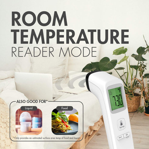Tenergy Non-Contact Forehead Thermometer for Kids and Adults, Touchless Instant Result Infrared Thermometer, Digital Baby Thermometer with Fever I...